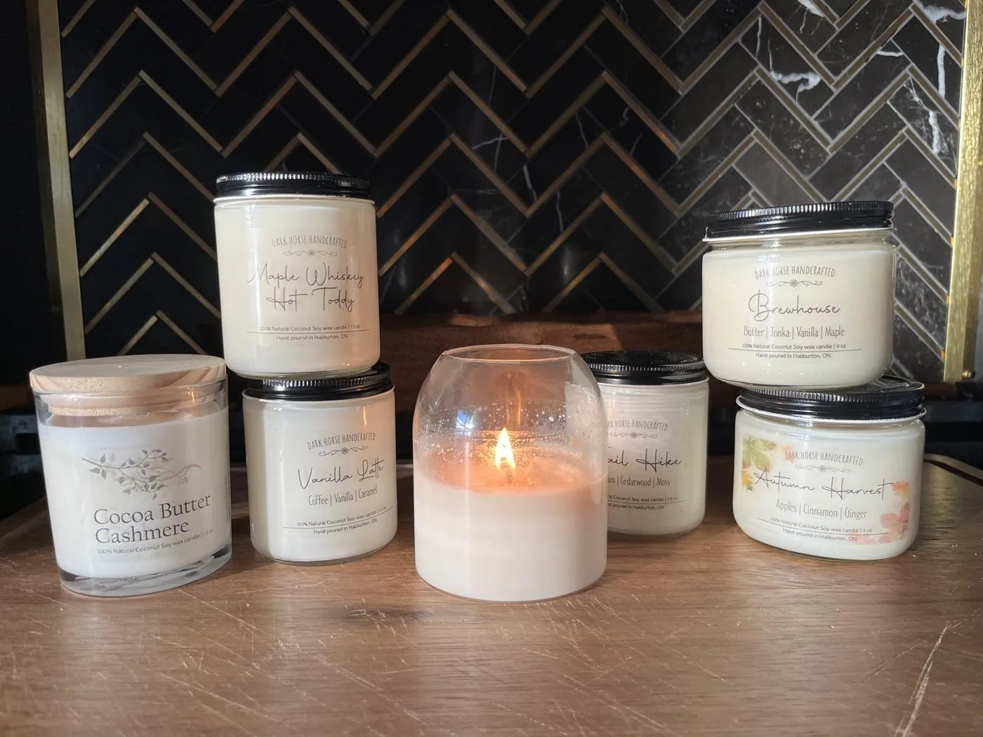 Wilson Retreat signature candle collection