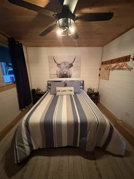 The main floor bedroom