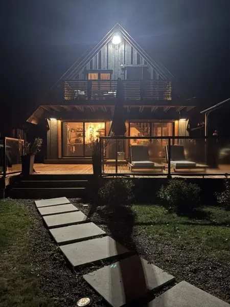 The Lakehouse after dark