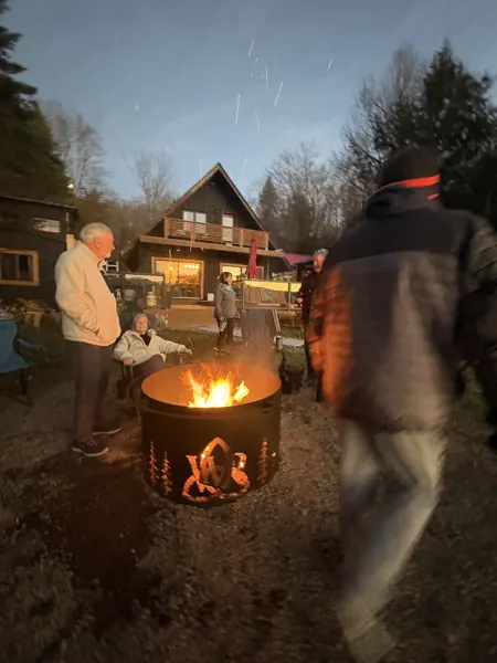 An evening around the fire