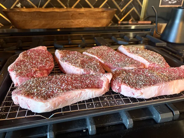 Preparing dinner in the Lakehouse kitchen