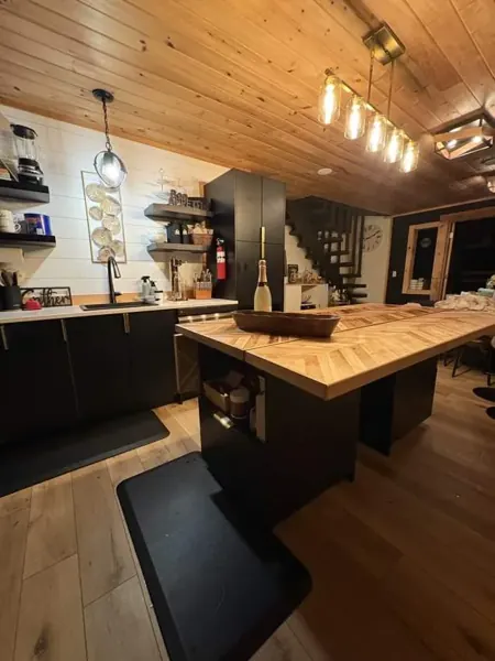 A view across the kitchen