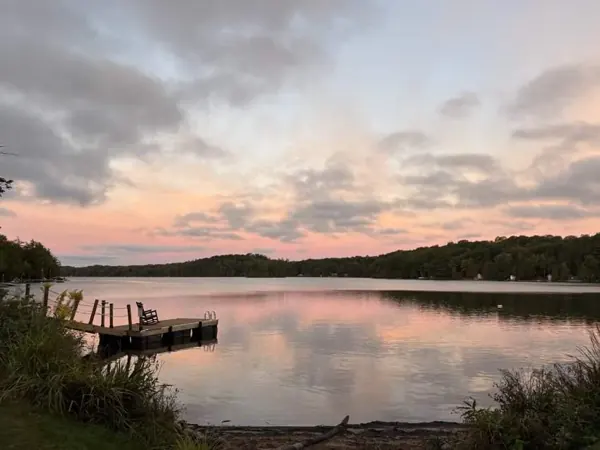 The last light of the day