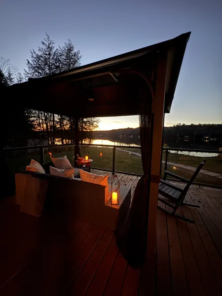 A quiet evening overlooking the lake