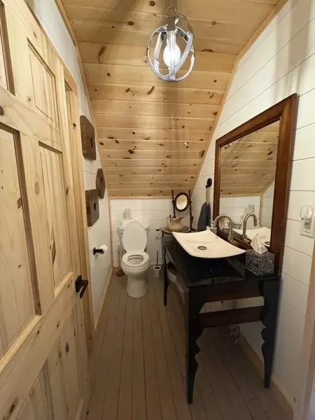 The bathroom
