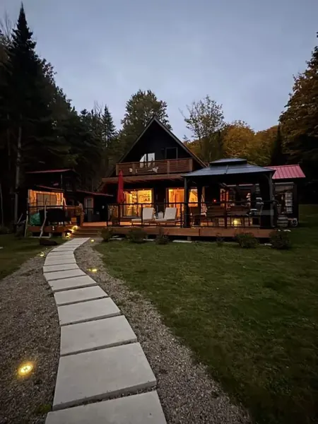 The Lakehouse in the evening