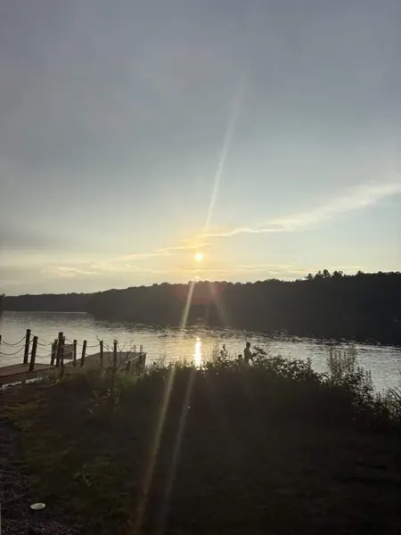Sunlight on the lake