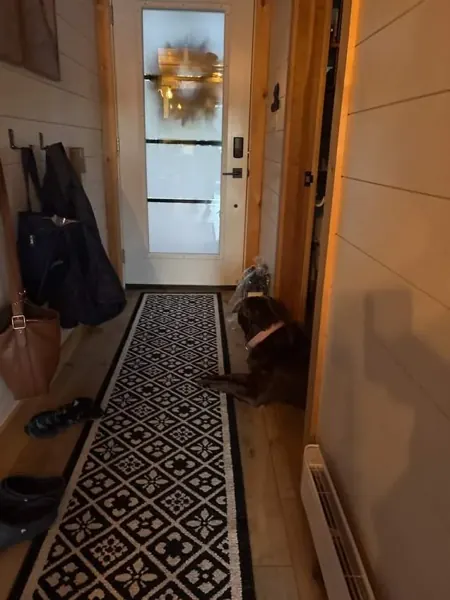 The main entrance hallway