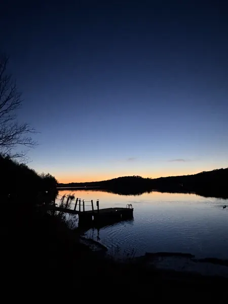 The dock at twilight